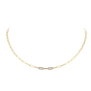 Goldsmiths 9ct Yellow Gold 3mm Paperclip Chain Necklace