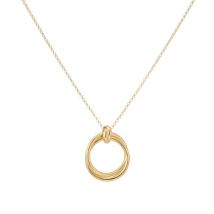 Mappin & Webb 18ct Yellow Gold Twist Pendant