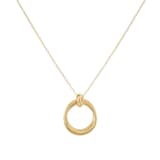 Mappin & Webb 18ct Yellow Gold Twist Pendant