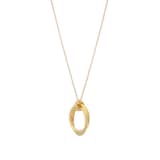 Mappin & Webb 18ct Yellow Gold Twist Pendant