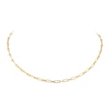 Goldsmiths 9ct Yellow Gold Slim Paperlink Chain Necklace
