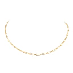 13150417 - 9ct Yellow Gold Slim Paperlink Chain Necklace