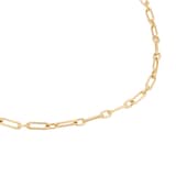 Goldsmiths 9ct Yellow Gold Slim Paperlink Chain Necklace