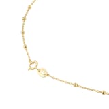Goldsmiths 9ct Yellow Gold 1mm Diamond Cut Ball Tracer Necklace