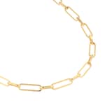 Goldsmiths 9ct Yellow Gold Mixed  Paperlink Chain Necklace