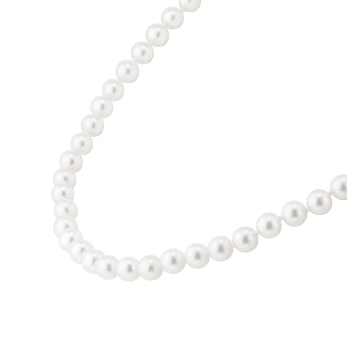 Mappin & Webb 18ct Yellow Gold 5.5-6mm Akoya Pearl 16" Necklace