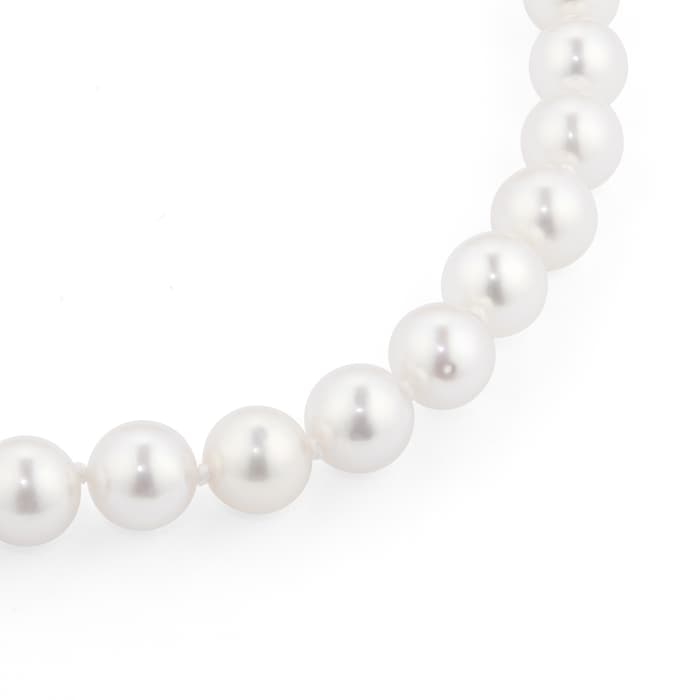 Mappin & Webb 18ct Yellow Gold 5.5-6mm Akoya Pearl 16" Necklace
