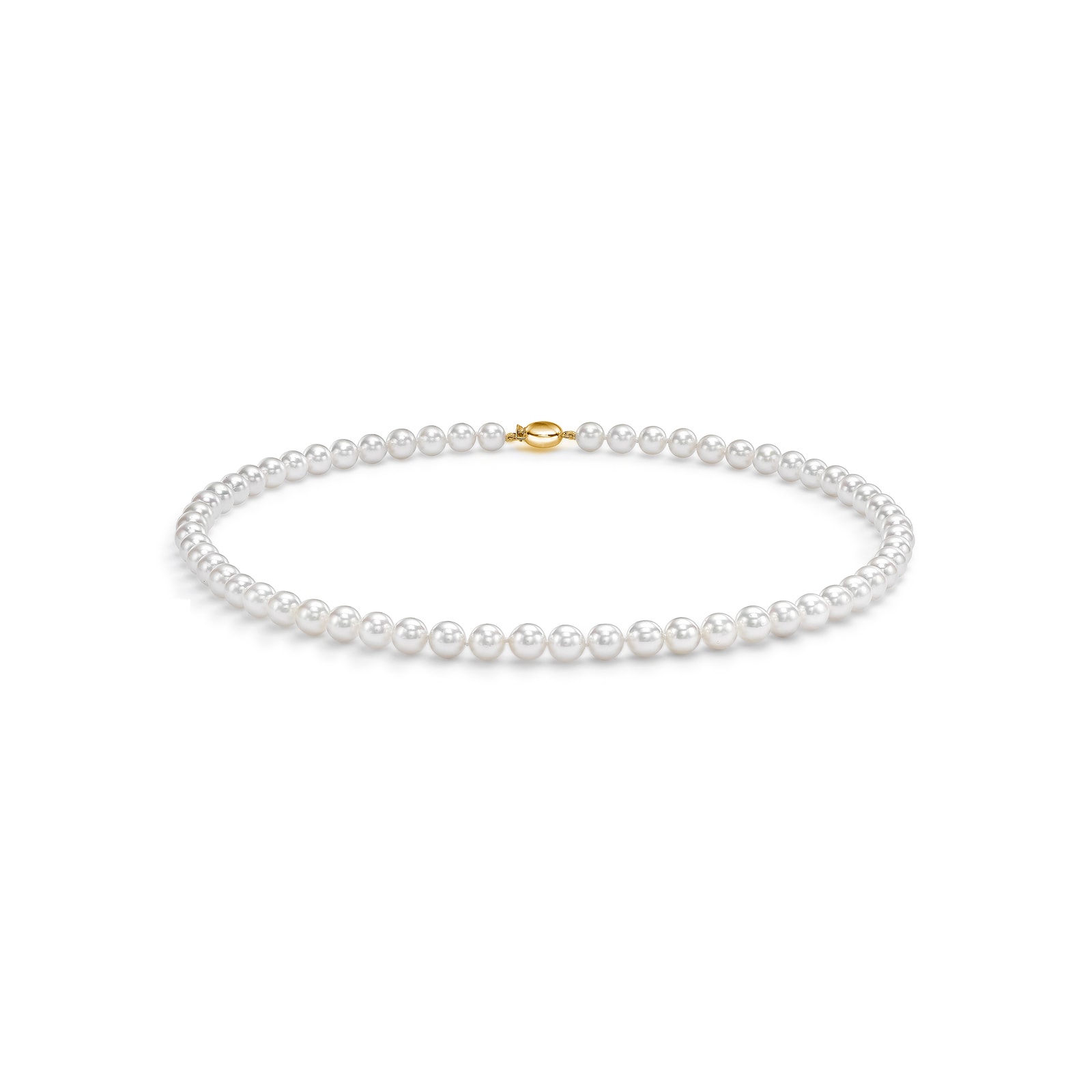 Mappin & Webb 18ct Yellow Gold 6.5-7mm Akoya Pearl 18" Necklace Mappin & Webb 18ct Yellow Gold 6.5-7mm Akoya Pearl 18" Necklace