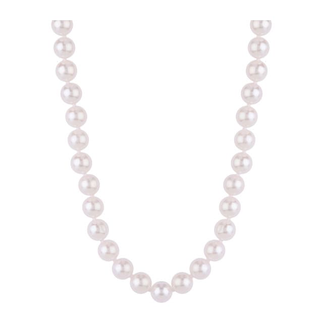 Goldsmiths 9ct White Gold 6-6.5mm Akoya Pearl Strand Necklace