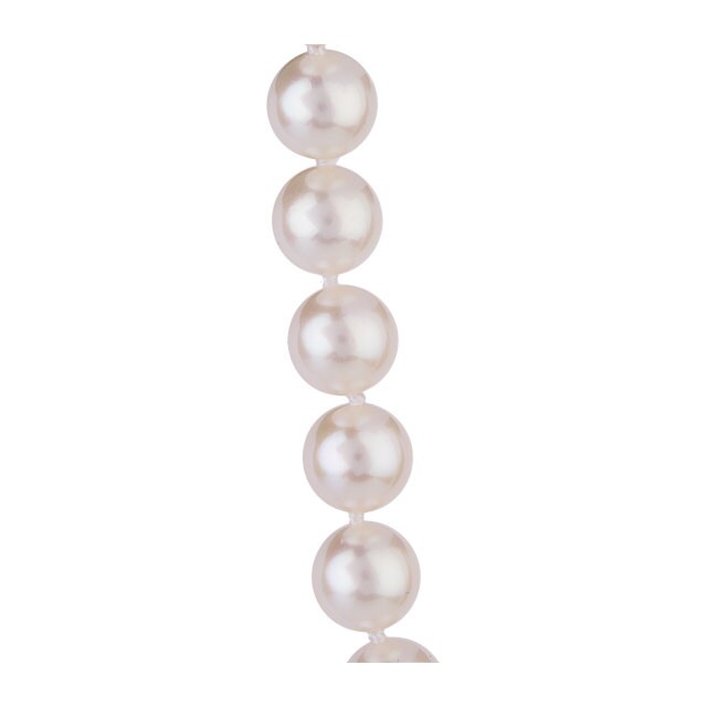 Goldsmiths 9ct White Gold 6-6.5mm Akoya Pearl Strand Necklace