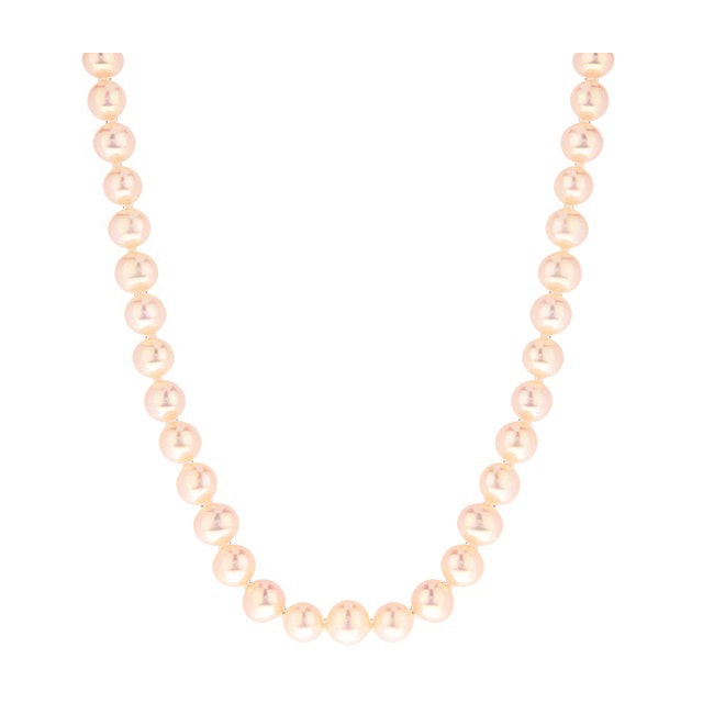 Goldsmiths 9ct Gold 5-5.5mm Pearl Necklace