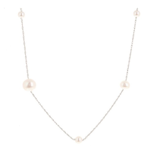 Goldsmiths Sterling Silver Fresh Water Pearl Necklace