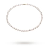 Goldsmiths 9ct Yellow Gold 6-6.5mm Freshwater Pearl Necklet