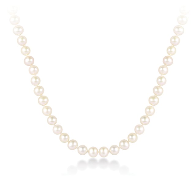 Mappin & Webb 18ct White Gold 7-7.5mm White Freshwater Pearl Necklace