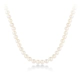 Mappin & Webb 18ct White Gold 7-7.5mm White Freshwater Pearl Necklace