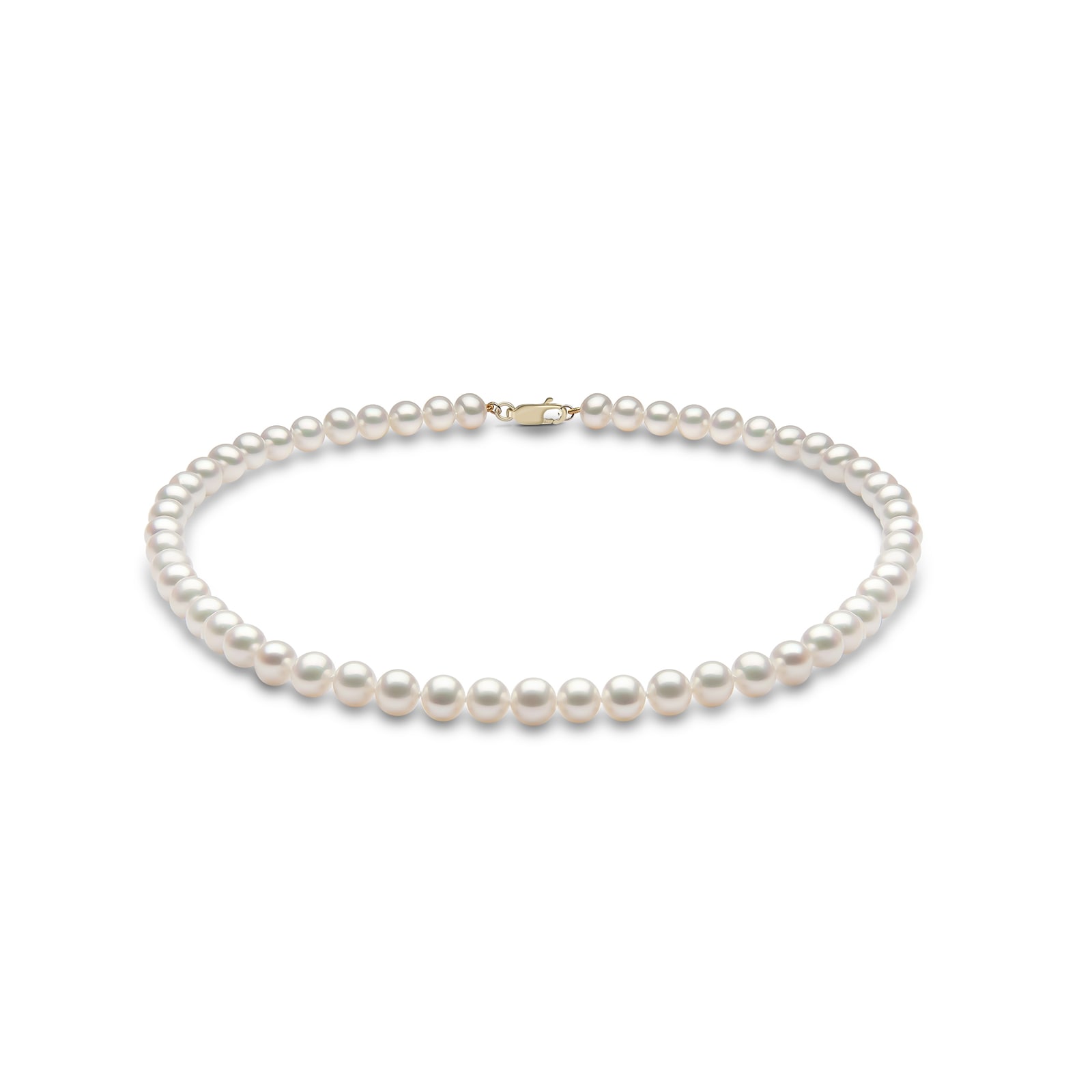 Goldsmiths 9ct Yellow Gold 6.5-7mm Freshwater Pearl Strand Goldsmiths 9ct Yellow Gold 6.5-7mm Freshwater Pearl Strand