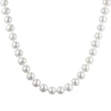 Goldsmiths 9ct Yellow Gold 7-7.5mm Cultured Fresh Water Pearl Necklace