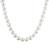 Goldsmiths 9ct Yellow Gold 8-8.5mm Cultured Fresh Water Pearl Necklace