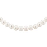 Goldsmiths 9ct Yellow Gold 8-8.5mm Cultured Fresh Water Pearl Necklace