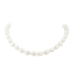 13160232 - 18ct White Gold Fresh Water Pearl 20 Inch Necklace