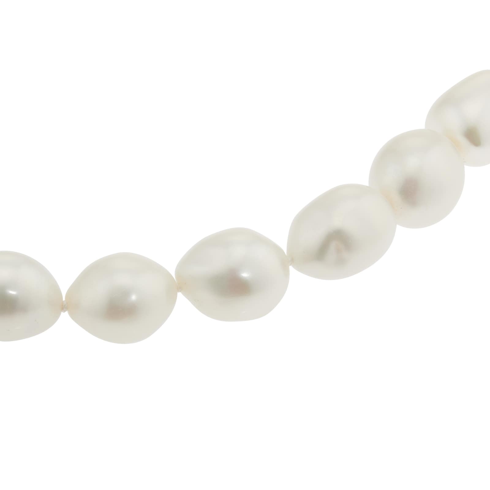 Mappin & Webb 18ct White Gold Fresh Water Pearl 20 Inch Necklace