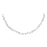 Mappin & Webb 18ct White Gold 6.5x7mm Akoya Pearl Necklace