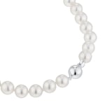 Mappin & Webb 18ct White Gold 6.5x7mm Akoya Pearl Necklace