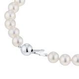 Mappin & Webb 18ct White Gold 6.5x7mm Akoya Pearl Necklace