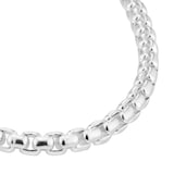 Goldsmiths Sterling Silver 6.5mm Box Chain