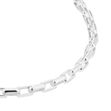 Goldsmiths Sterling Silver 4mm Rectangular Belcher Chain