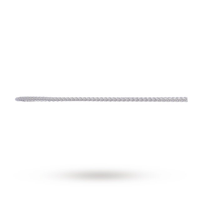 Goldsmiths Silver Spiga Chain 22 Inch Necklace
