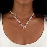 Goldsmiths Silver Small Double Curb Chain