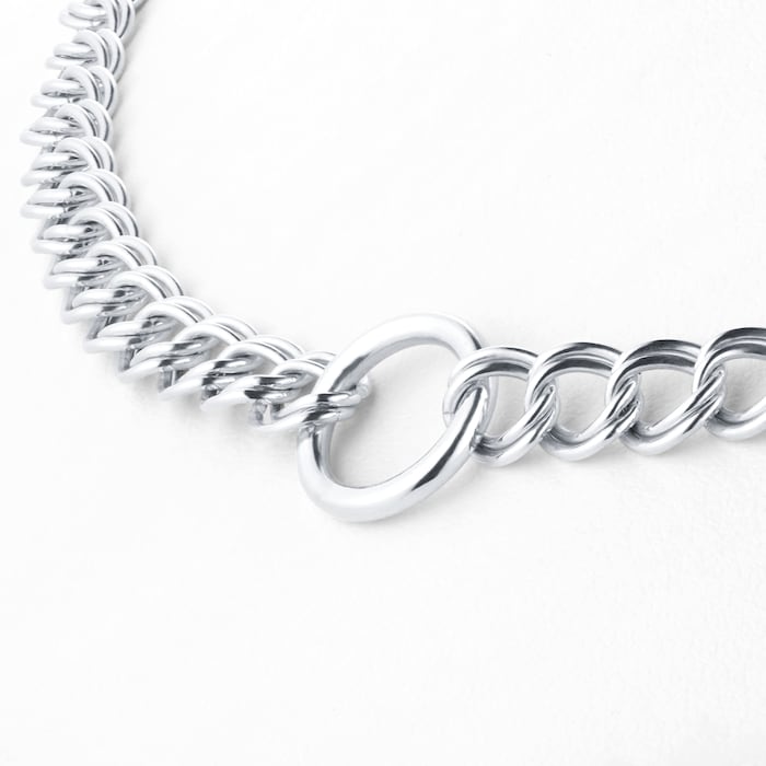 Goldsmiths Silver Small Double Curb Chain