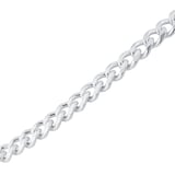 Goldsmiths Sterling Silver 4mm Panza Curb Chain Necklace