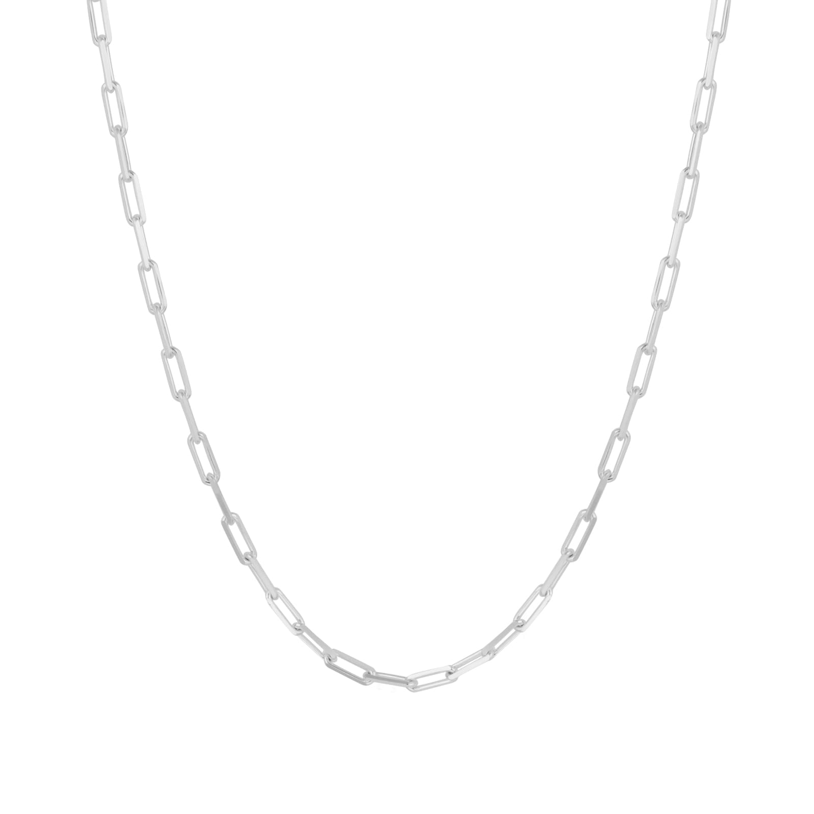 Goldsmiths Sterling Silver 3mm Paperlink Chain