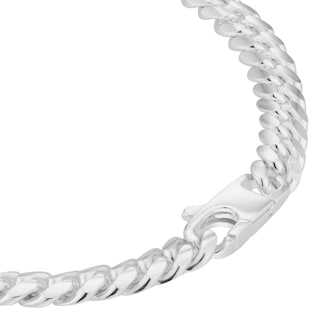 Goldsmiths Sterling Silver 6.75mm Cuban Chain Goldsmiths Sterling Silver 6.75mm Cuban Chain