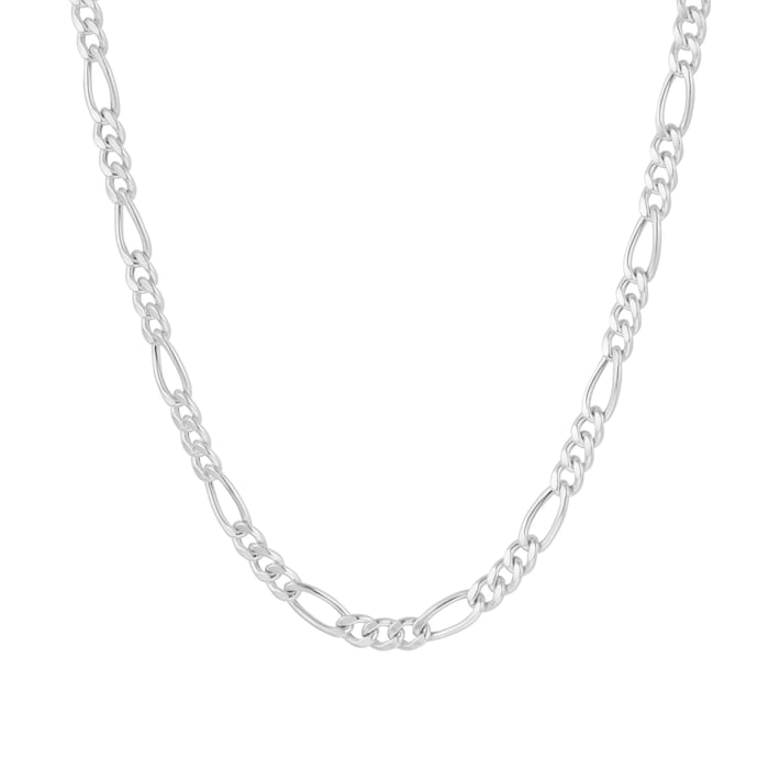 Goldsmiths Sterling Silver 5.6mm Figaro Chain