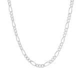 Goldsmiths Sterling Silver 5.6mm Figaro Chain