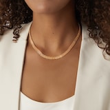 Mappin & Webb 18ct Yellow Gold Graduated Bismark Chain