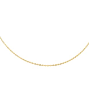 Goldsmiths 18ct Yellow Gold Thin Rope Hollow Chain