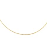 Goldsmiths 18ct Yellow Gold Thin Rope Chain