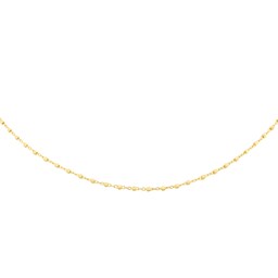 13520069 - 18ct Yellow Gold Cube Link Trace Chain