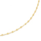 Goldsmiths 18ct Yellow Gold Cube Link Trace Chain