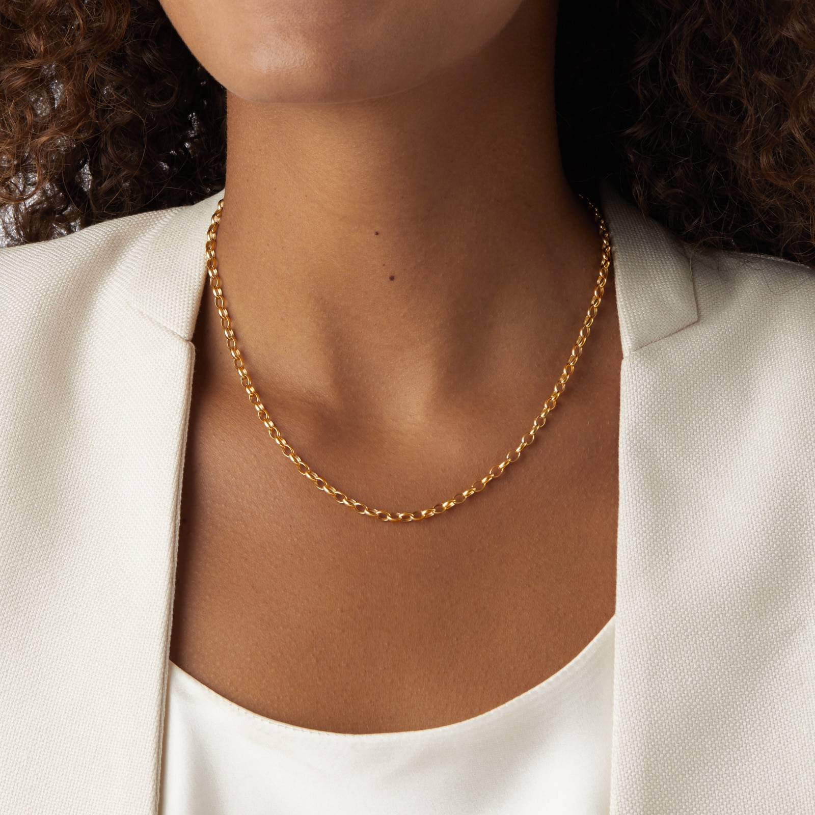 Mappin & Webb 18ct Yellow Gold Belcher Chain