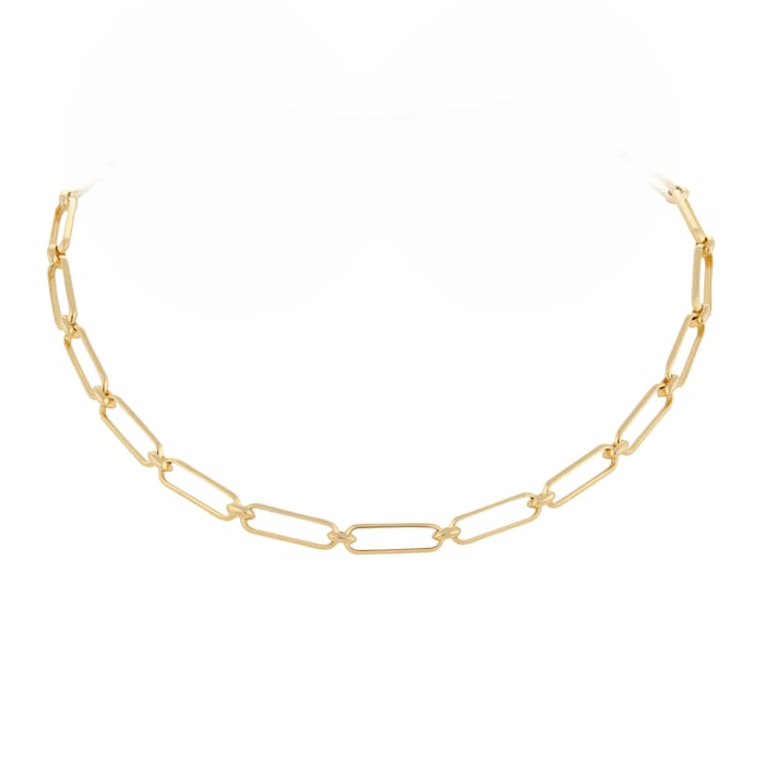Mappin & Webb 18ct Yellow Gold 18 Inch Paperlink Necklace
