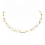 Mappin & Webb 18ct Yellow Gold 18 Inch Paperlink Necklace