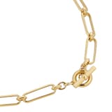 Mappin & Webb 18ct Yellow Gold 18 Inch Paperlink Necklace