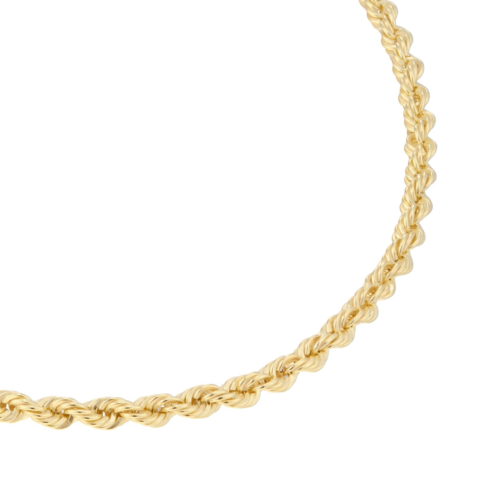 Mappin & Webb 18ct Yellow Gold 18 Inch Hollow Rope Chain Mappin & Webb 18ct Yellow Gold 18 Inch Hollow Rope Chain