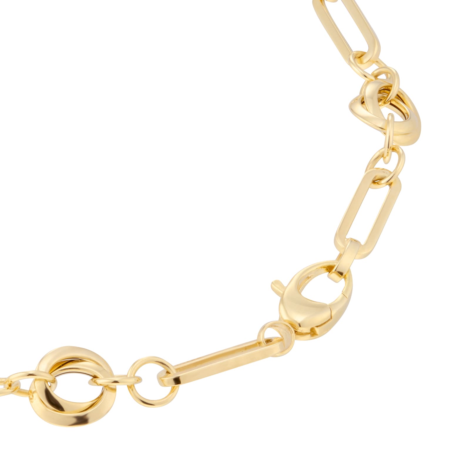 Mappin & Webb 18ct Yellow Gold Knot & Paper link 18 Inch Necklace Mappin & Webb 18ct Yellow Gold Knot & Paper link 18 Inch Necklace