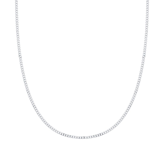 Goldsmiths 18ct White Gold 45cm (18") Chain